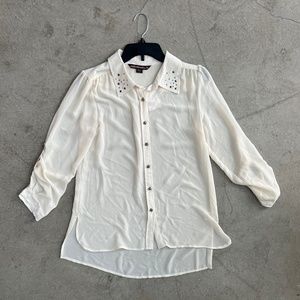 Sienna Rose Studded Georgette Blouse